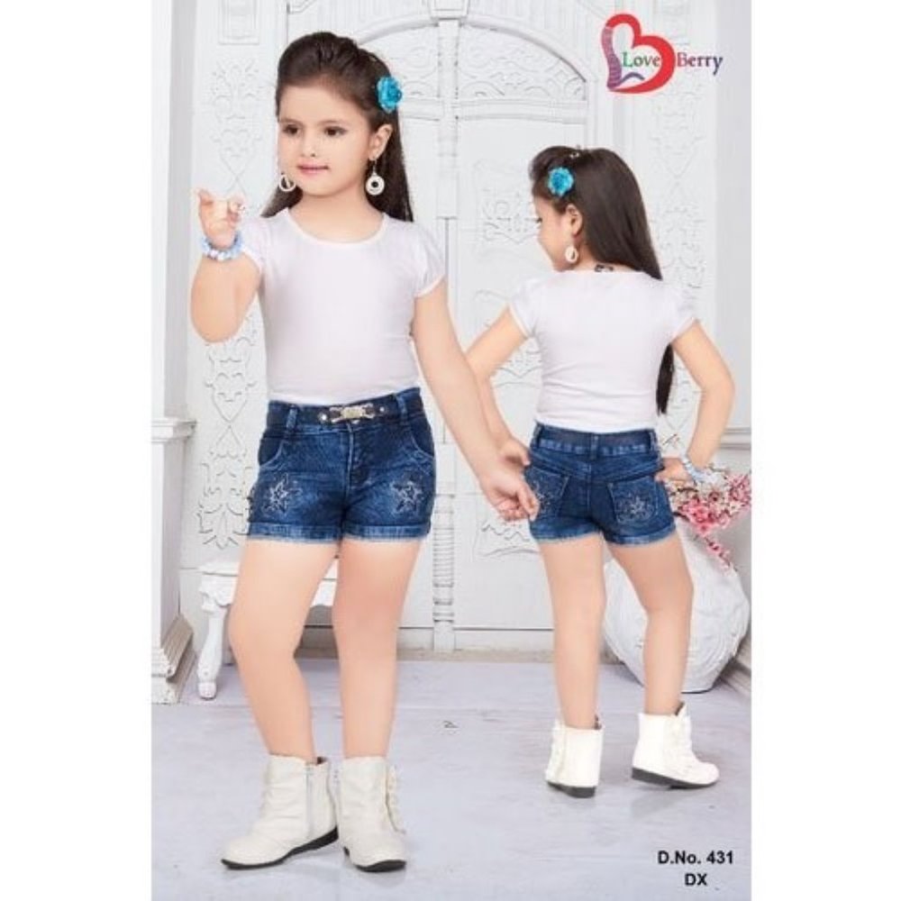 Free Style - Little Girls Denim Shorts